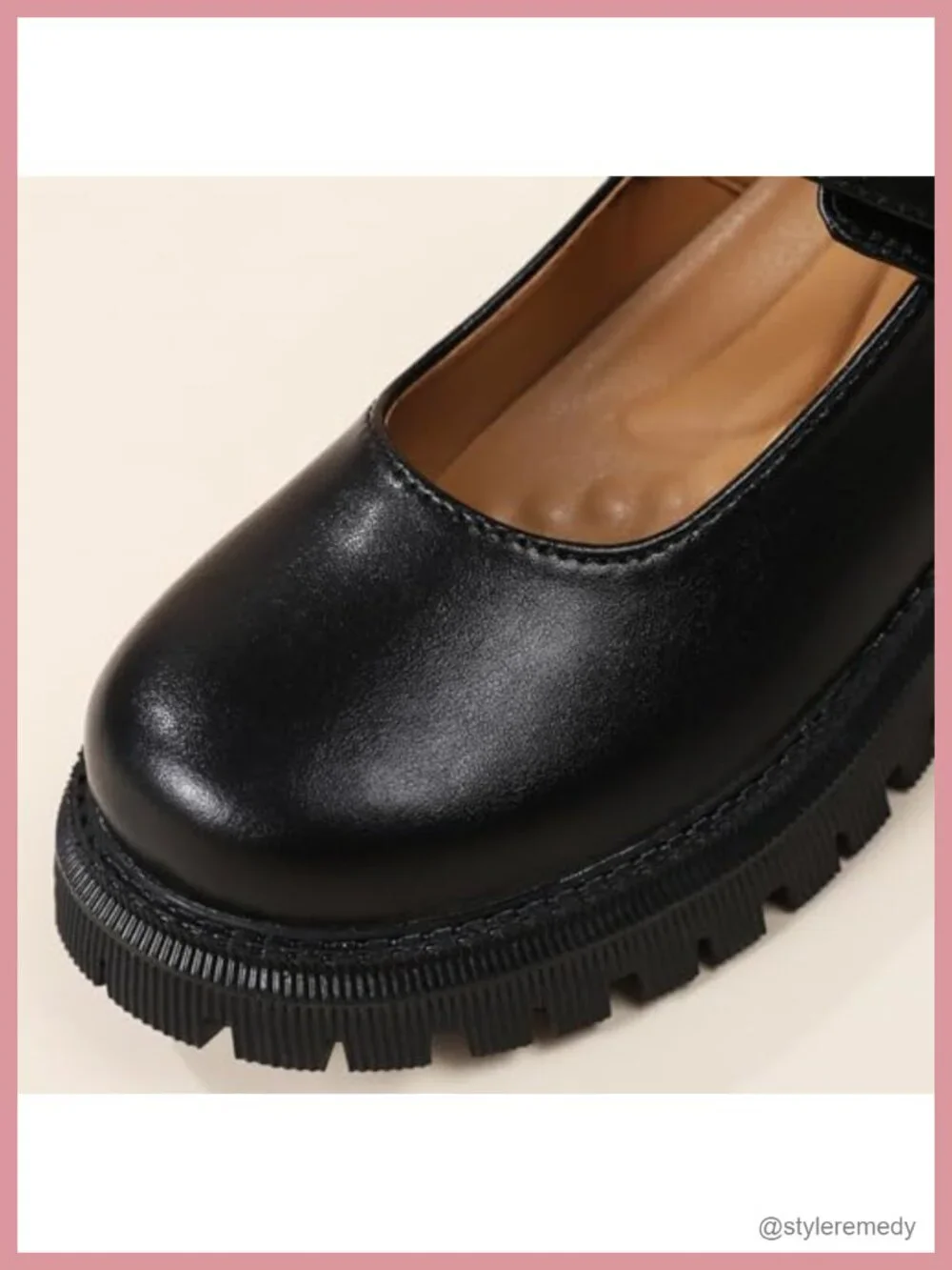 Women's Chunky Platform Mary Jane Shoes - Memory Foam Casual Dressy Flats